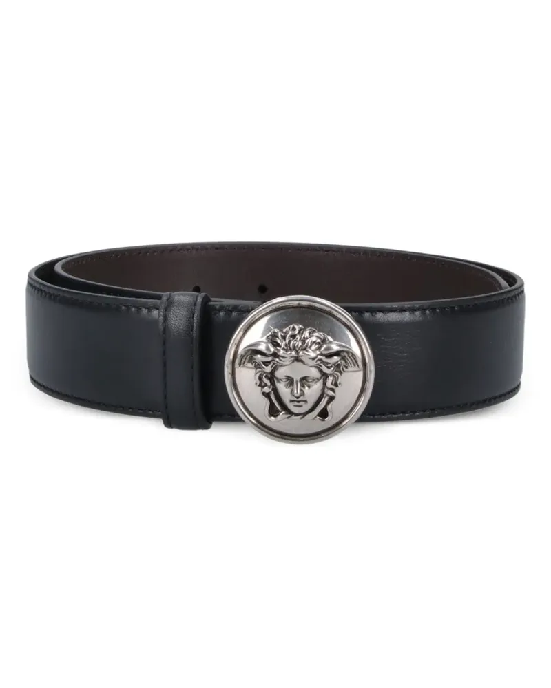 Versace medusa buckle belt - Schwarz Schwarz