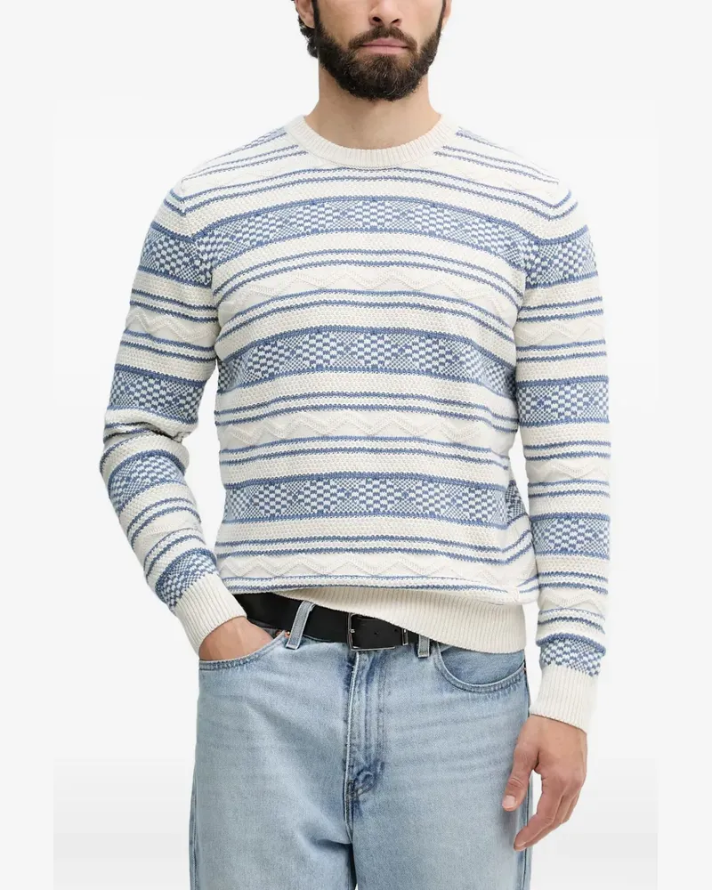 Guess Pullover mit Fair-Isle-Strickmuster - Nude Nude
