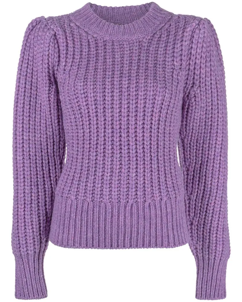 Isabel Marant Gestrickter Pullover Violett