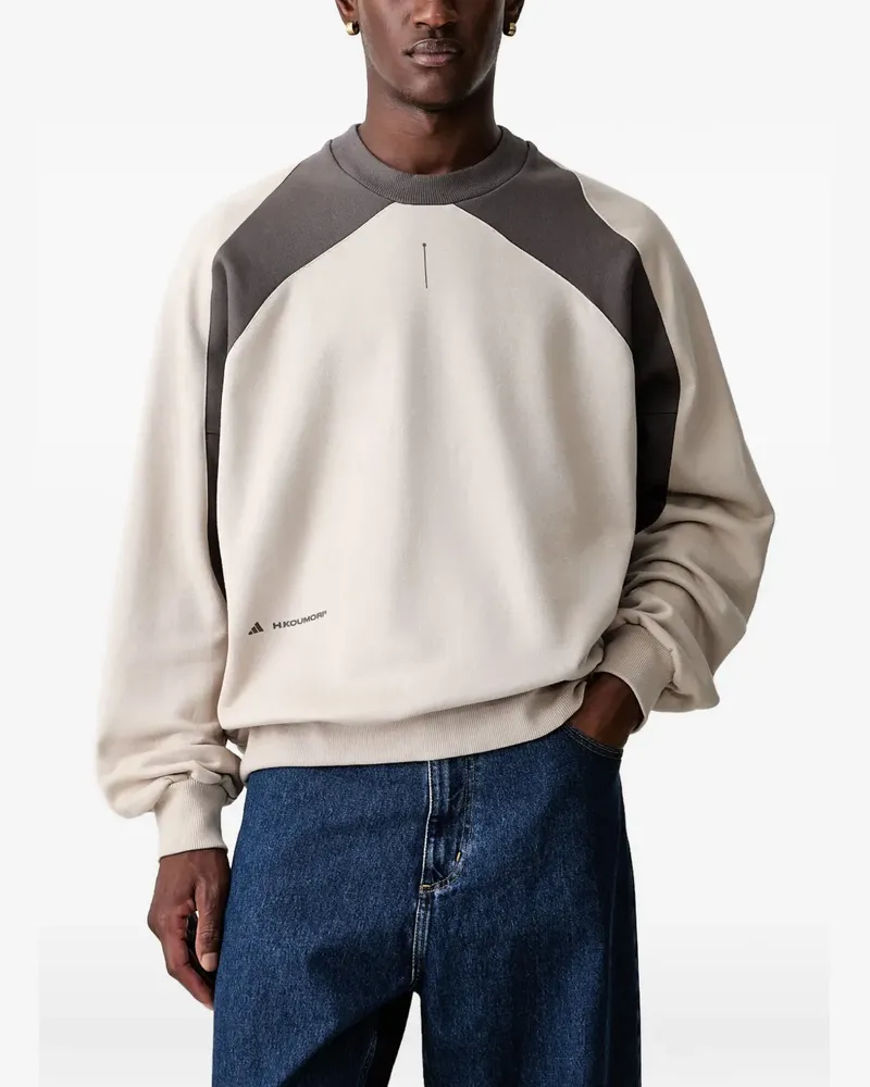 adidas x Hermanos Koumori colour-block sweater - Nude Nude
