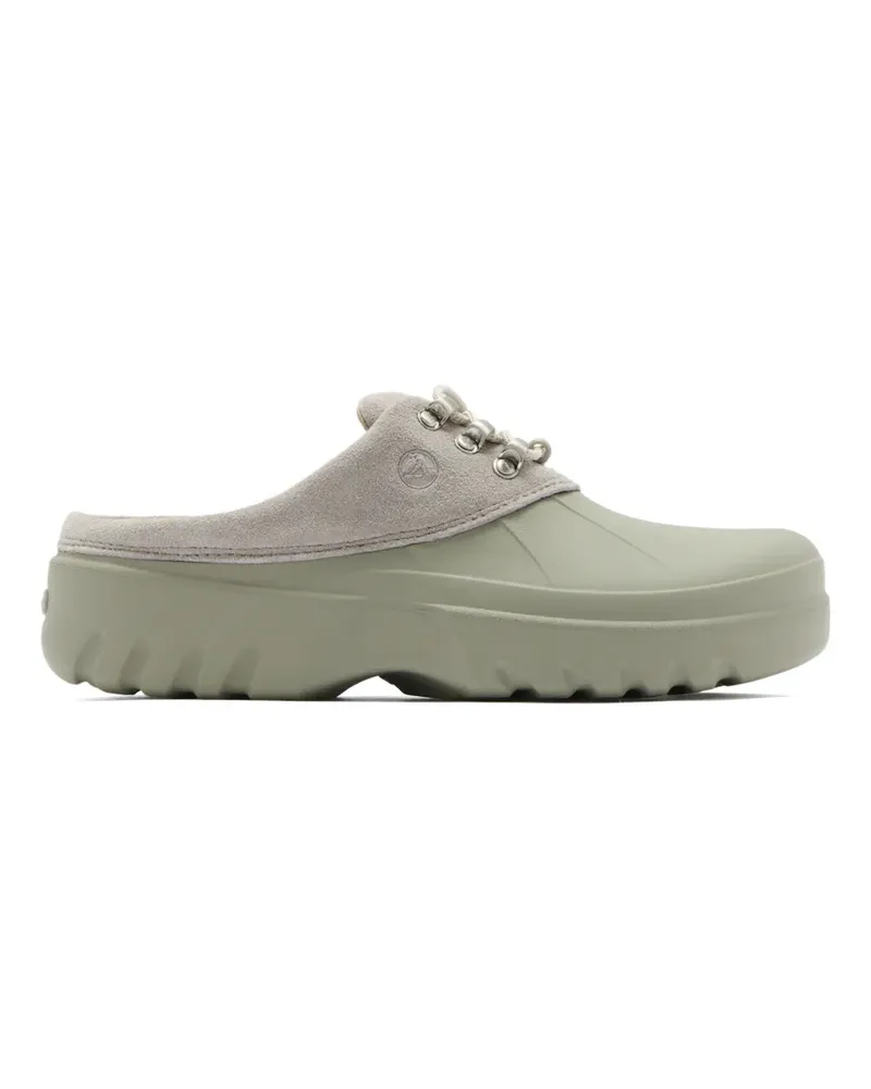 Crocs Axle Mules mit Schnürung und Perlen - Grün Grün