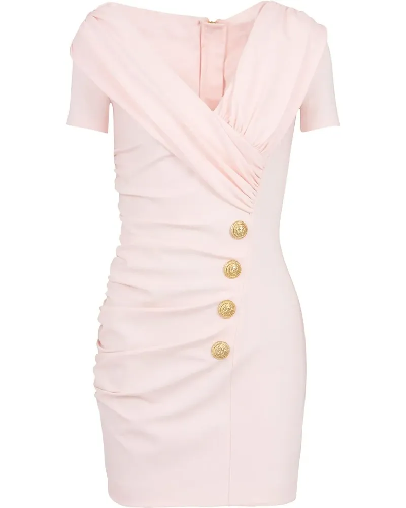 Balmain Kleid mit Knöpfen - Nude Nude
