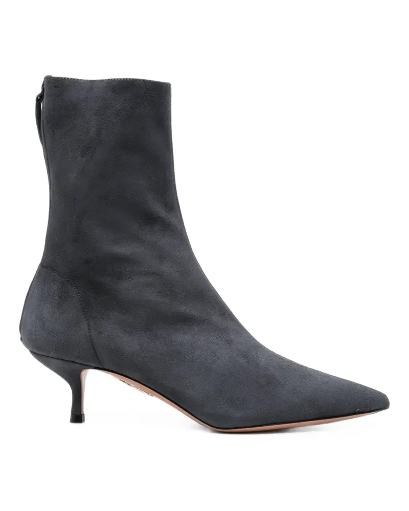 Aquazzura Montmartre suede ankle boots - Blau Blau