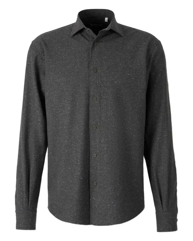 Herno Strukturierte Hemdjacke - Grau Grau
