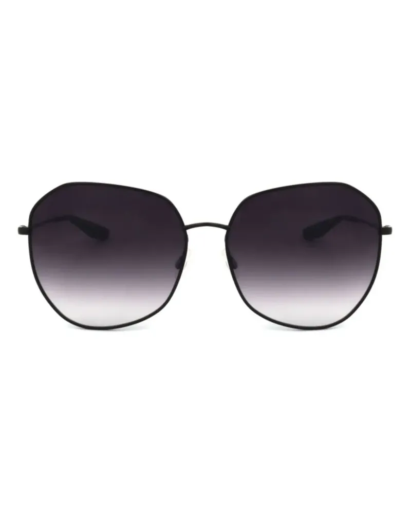 Barton Perreira Sonnenbrille mit geometrischem Gestell - Schwarz Schwarz
