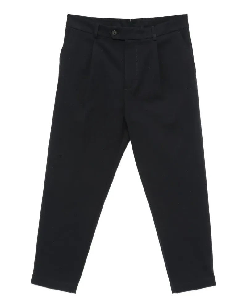Eleventy Hose mit Bundfalten - Blau Blau