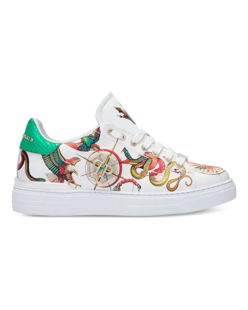 Philipp Plein Sneakers mit Print - Weiß Weiß
