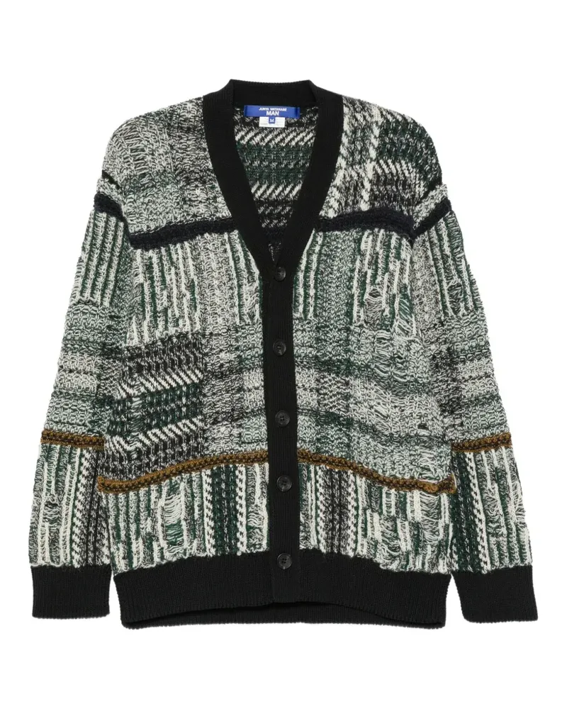 Junya Watanabe Cardigan mit V-Ausschnitt - Schwarz Schwarz