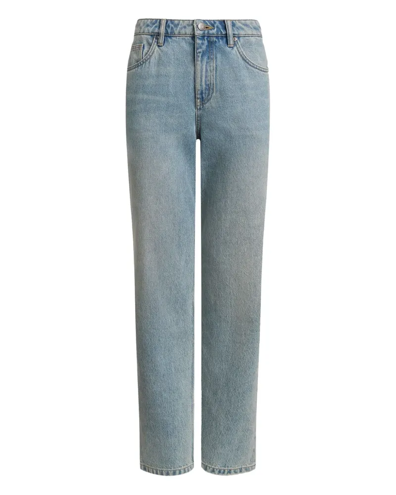 12 STOREEZ Jeans mit geradem Bein - Blau Blau