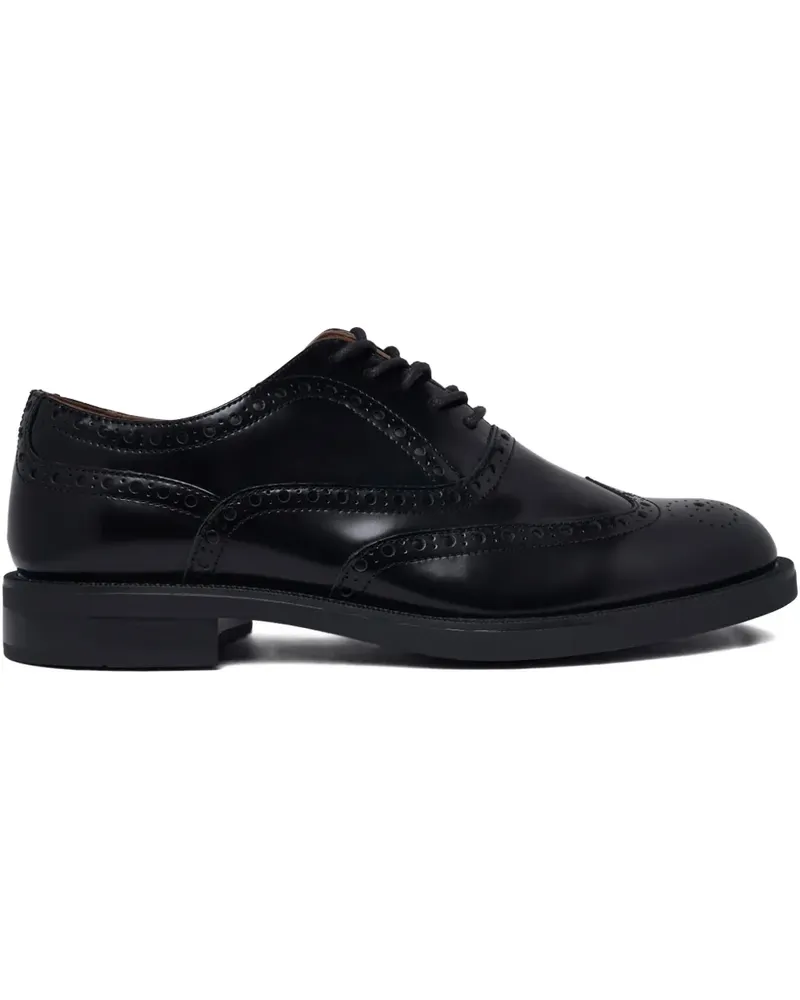 Tommy Hilfiger Oxford-Schuhe mit Budapestermuster - Schwarz Schwarz