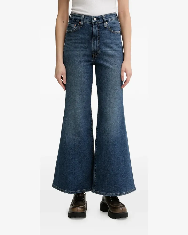 Levi's Ribcage Bell Schlagjeans - Blau Blau