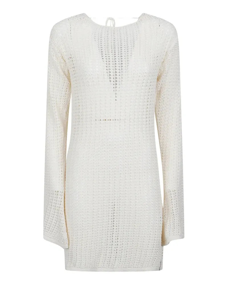 HINNOMINATE open-knit mini dress - Nude Nude