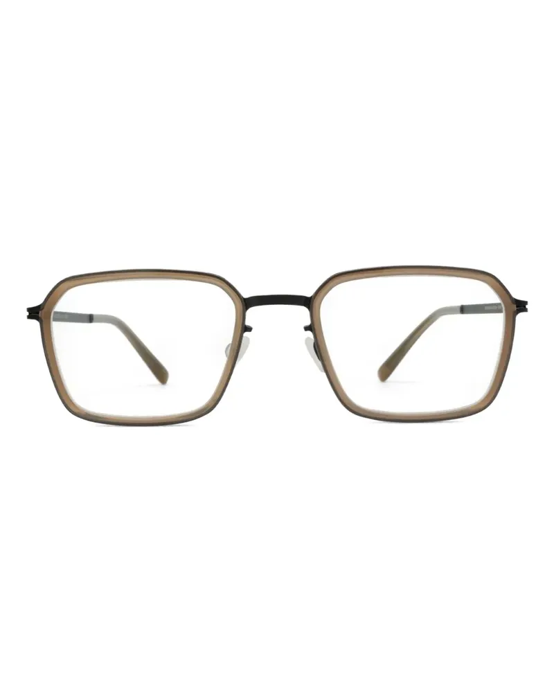 Mykita Brille mit geometrischem Gestell - Braun Braun