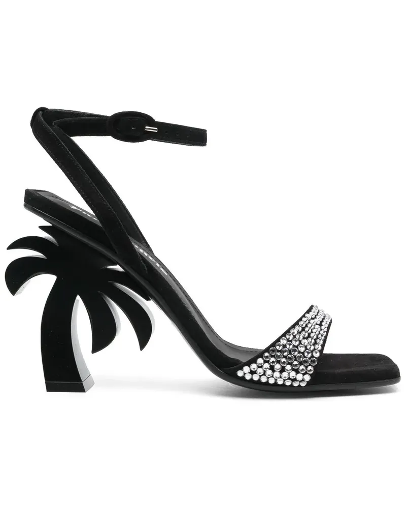 Palm Angels Sandalen mit Palmen-Absatz - Schwarz Schwarz