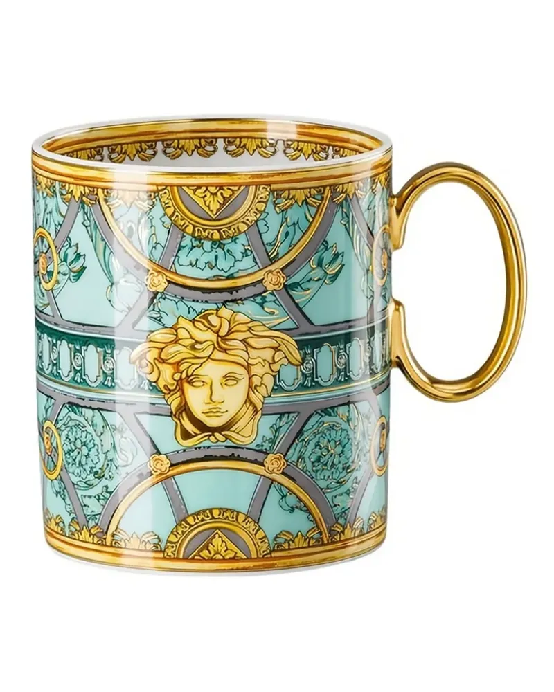 Versace Tasse mit La Scala del Palazzo-Print - Grün Grün