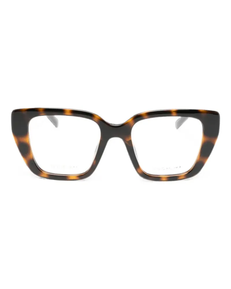 Gucci Interlocking G cat-eye glasses - Braun Braun