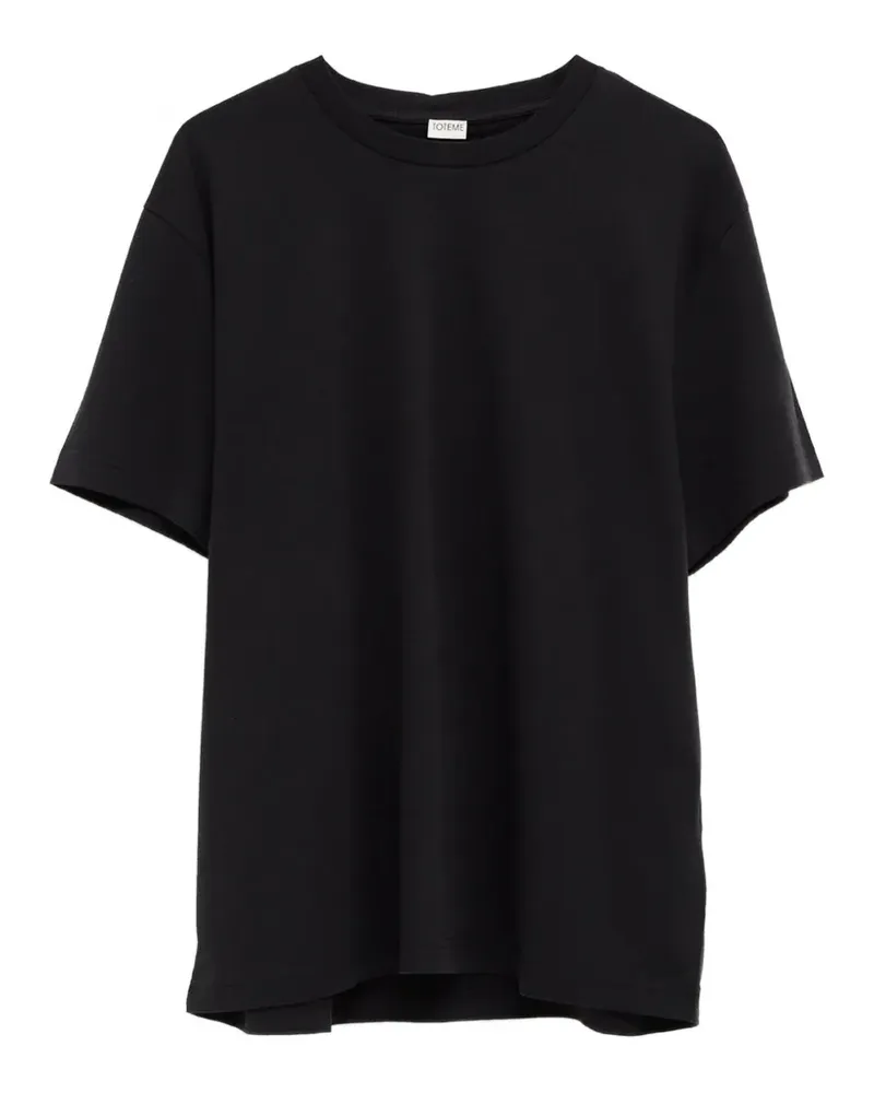 Totême Classic T-Shirt in Schwarz Schwarz
