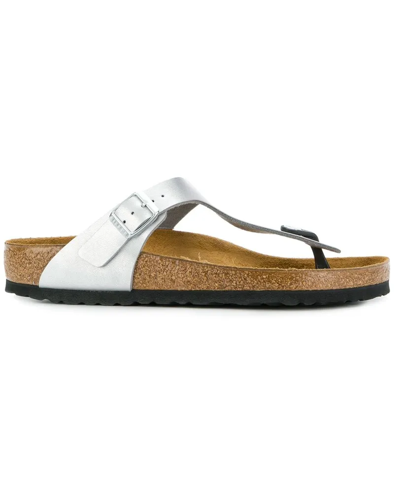 Birkenstock Gizeh Sandalen mit Zehensteg - Grau Grau