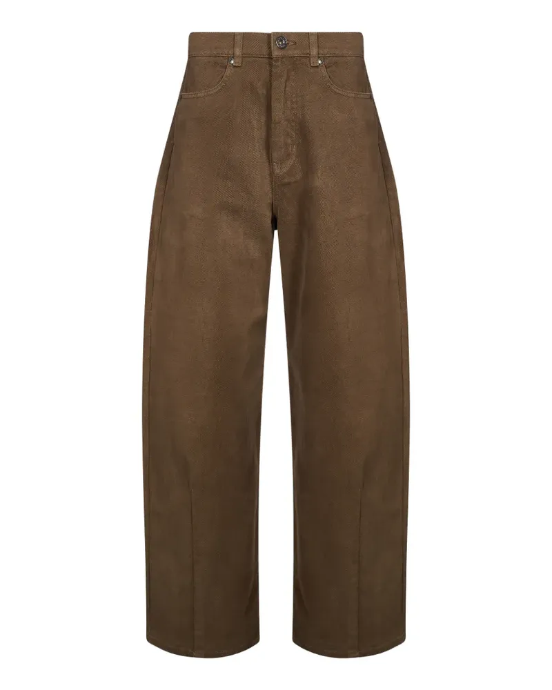 Max Mara cotton drill trousers - Braun Braun