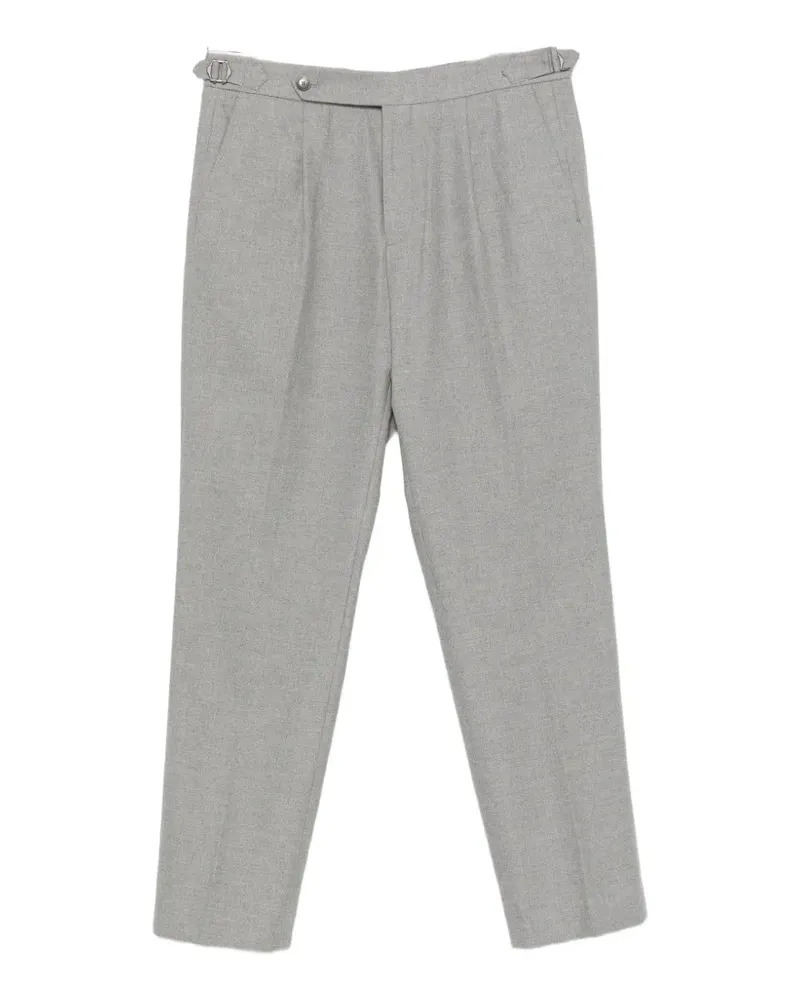 HUGO BOSS pleated side-adjuster trousers - Grau Grau