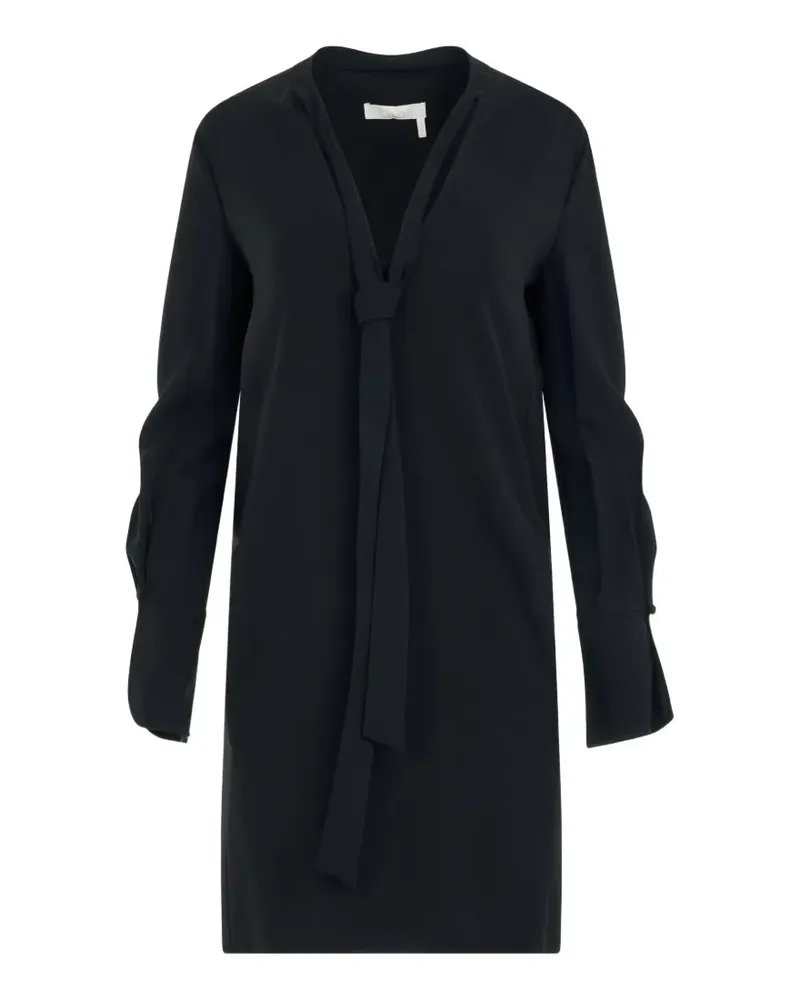 Chloé Kleid mit Schnürung - Schwarz Schwarz