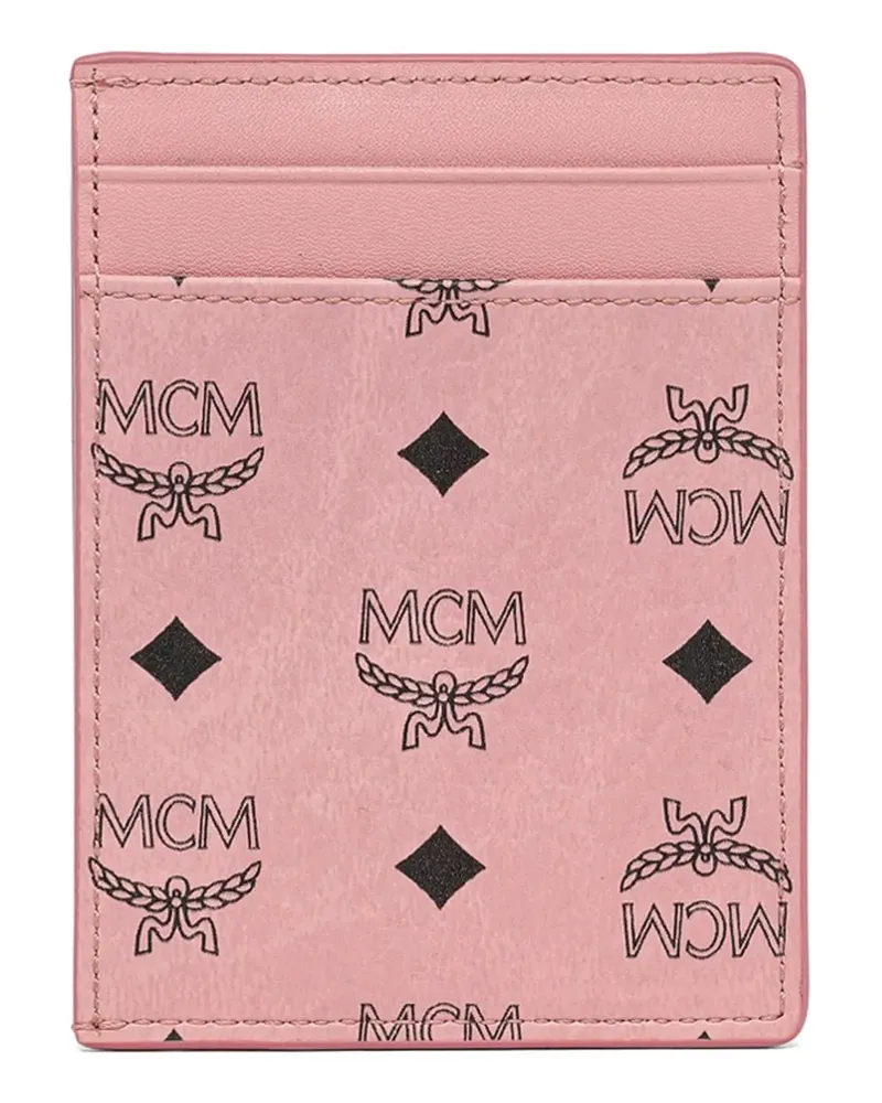 MCM Aren Visetos Kartenetui - Rosa Rosa