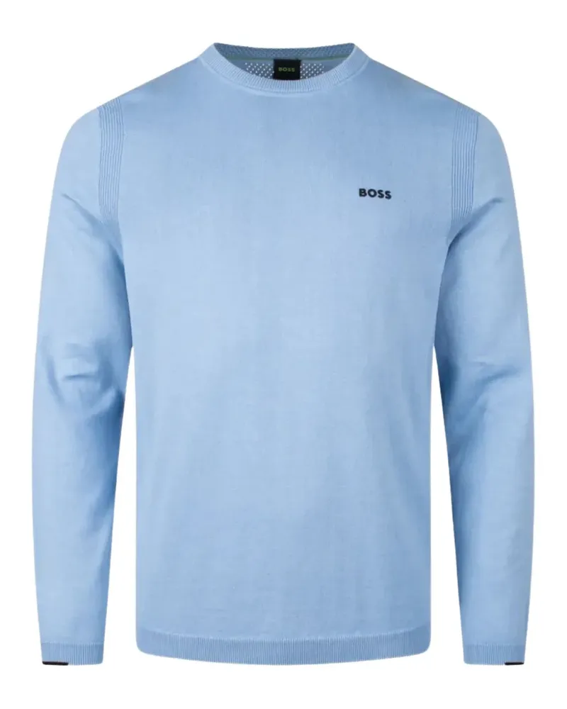 HUGO BOSS Ever X ribbed crew-neck jumper - Blau Blau