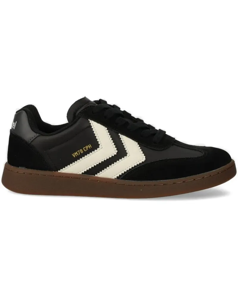 hummel Sneakers mit Zickzack-Detail - Schwarz Schwarz