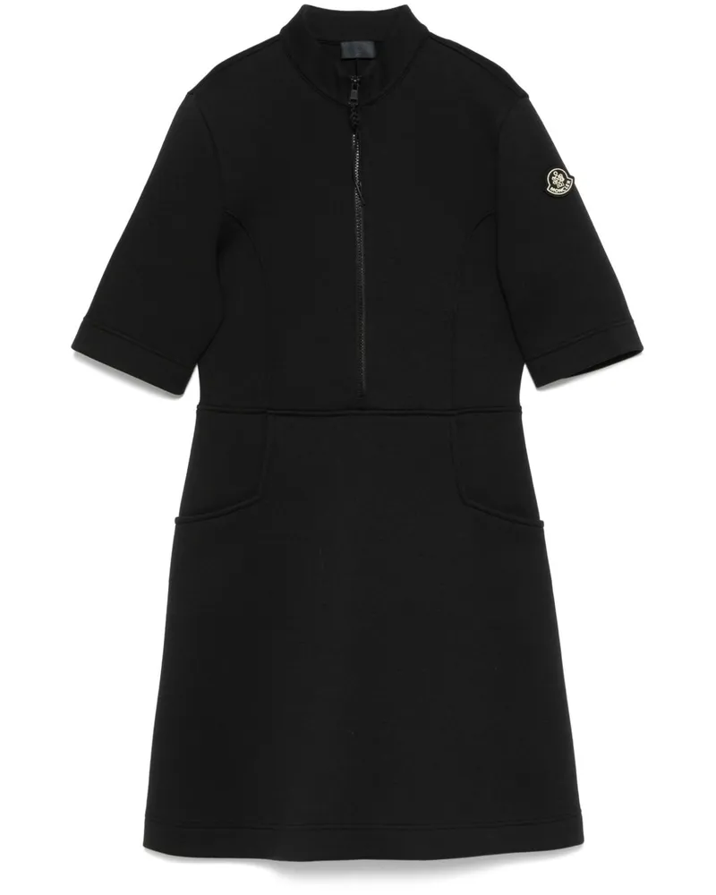 Moncler Year of the Snake Minikleid aus Neopren - Schwarz Schwarz