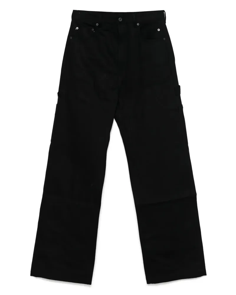 DRKSHDW by Rick Owens Double Knee Geth Jeans - Schwarz Schwarz