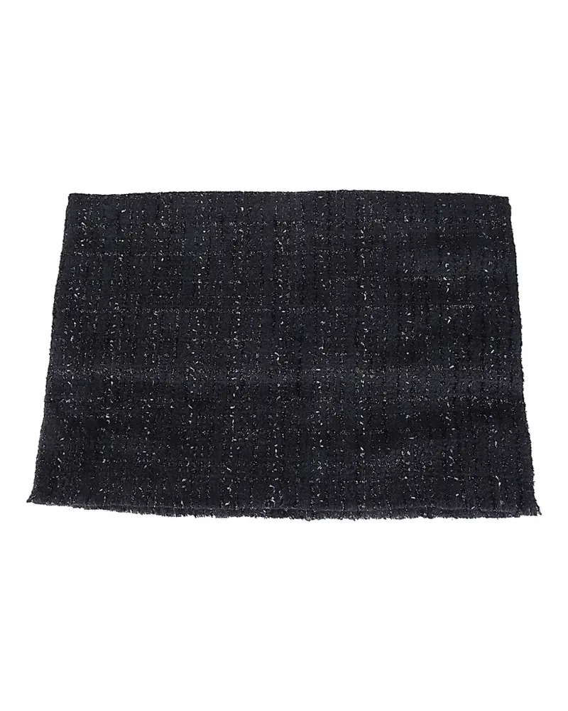 Faliero Sarti black frayed scarf - Schwarz Schwarz