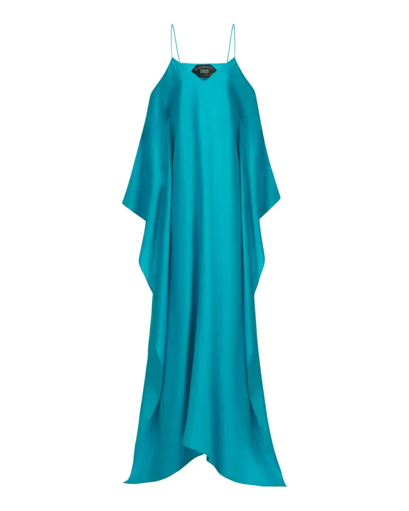 Taller Marmo Farrow Maxikleid aus Leinen - Blau Blau