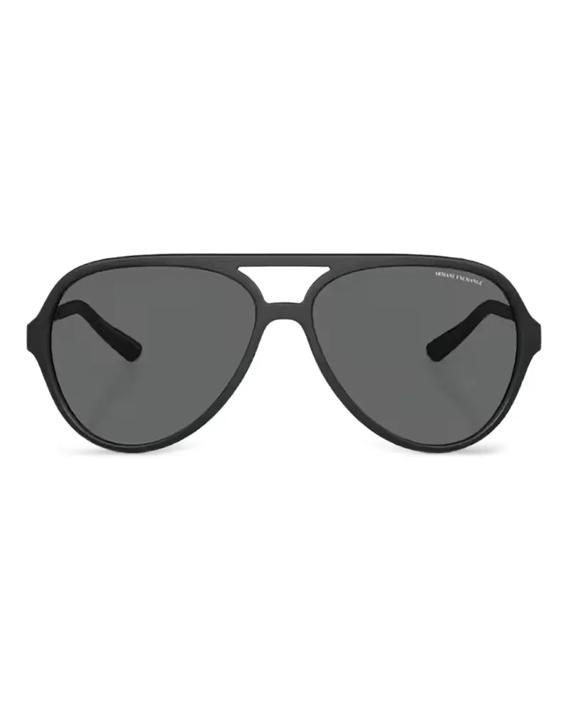 Armani Exchange Getönte Pilotenbrille - Schwarz Schwarz
