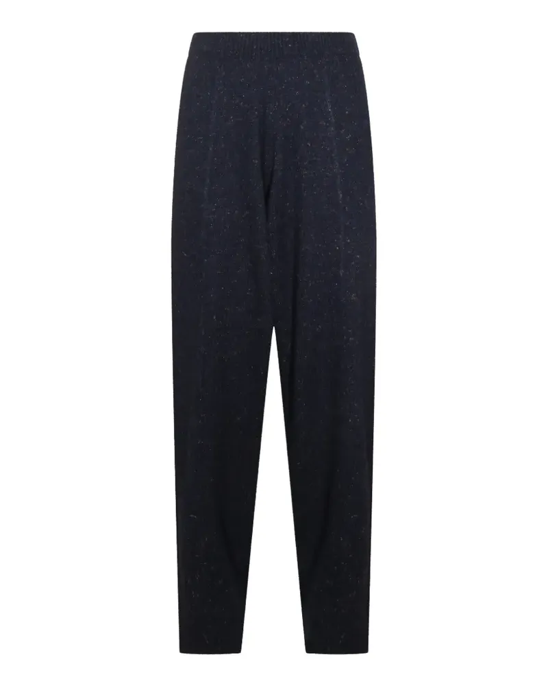 Fabiana Filippi Gestrickte Hose mit Flecken - Blau Blau