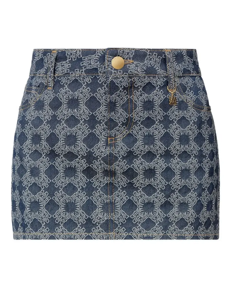 Amiri Quad Jeans-Minirock - Blau Blau
