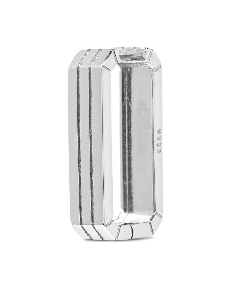 EÉRA 18kt Candy Long Weißgoldohrring - Silber Silber