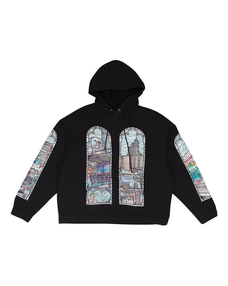 WHO DECIDES WAR Politics as Usual Hoodie - Schwarz Schwarz