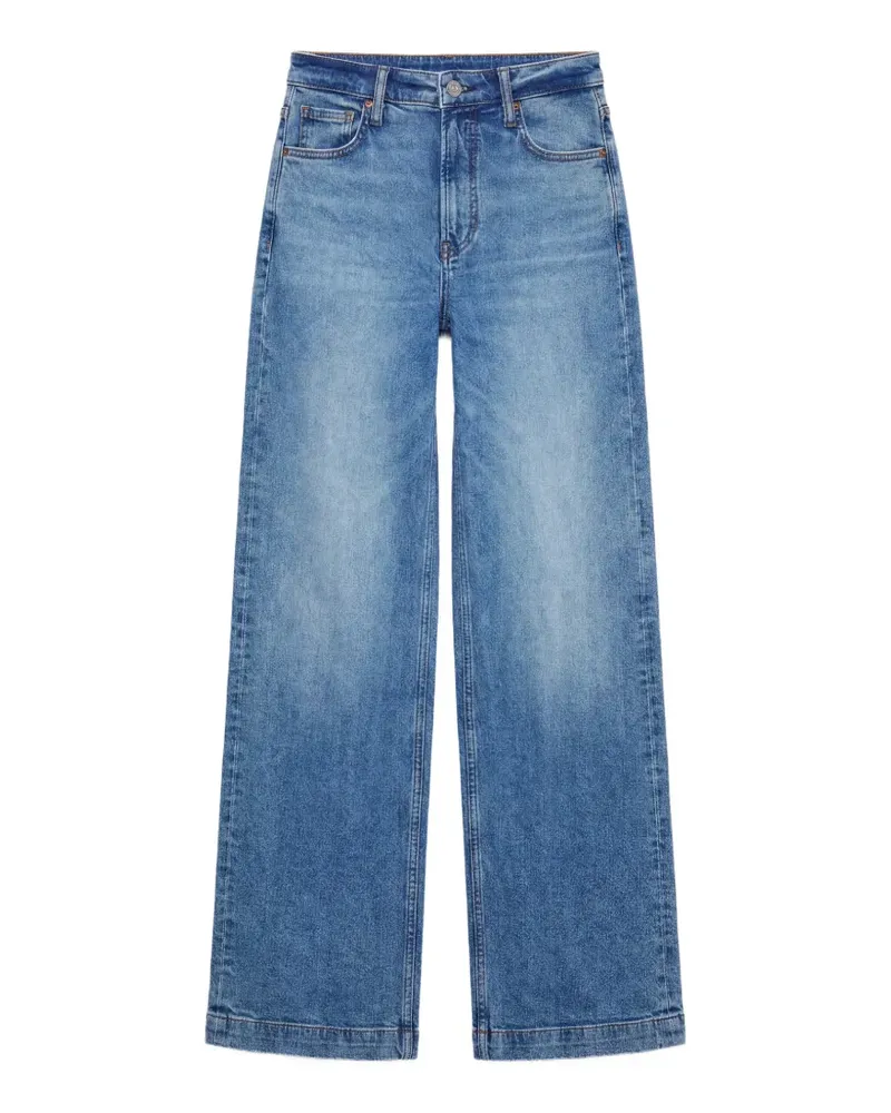 Reformation Bex Wide-Leg-Jeans - Blau Blau