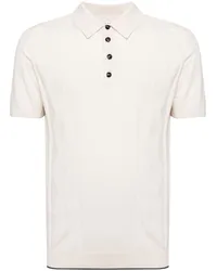 Pal Zileri Poloshirt in 3D-Strick Nude