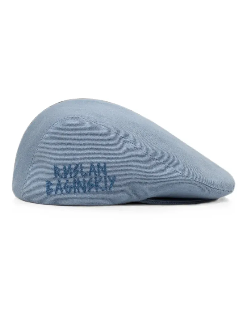 RUSLAN BAGINSKIY Ivy Baseballkappe mit Logo-Stickerei - Blau Blau