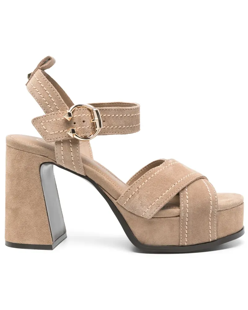 ash Melany Sandalen 100mm - Braun Braun
