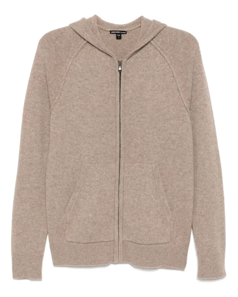 James Perse Hoodie aus recyceltem Kaschmir - Nude Nude