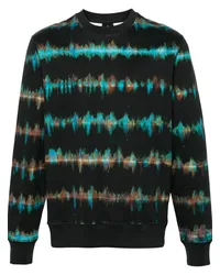 Paul Smith Sweatshirt mit Shibori-Print Schwarz