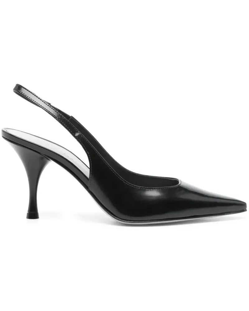 FESTA Milano Ashlin Slingback-Pumps 80mm - Schwarz Schwarz