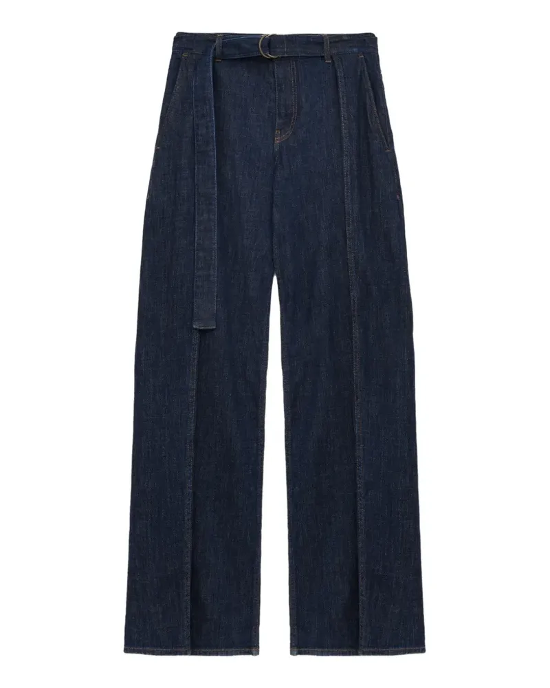 Loewe Jeans mit Falten - Blau Blau