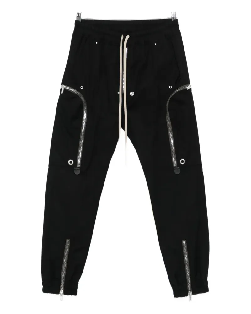 Rick Owens Bauhaus zip-detail trousers - Schwarz Schwarz