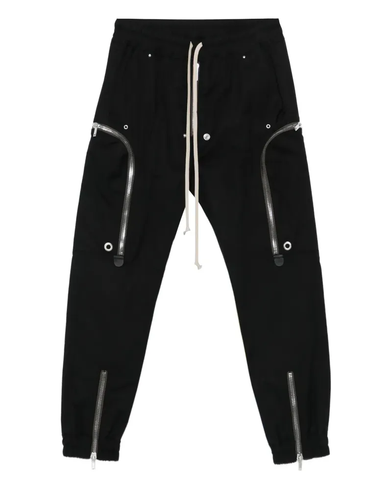 Rick Owens Bauhaus zip-detail trousers - Schwarz Schwarz