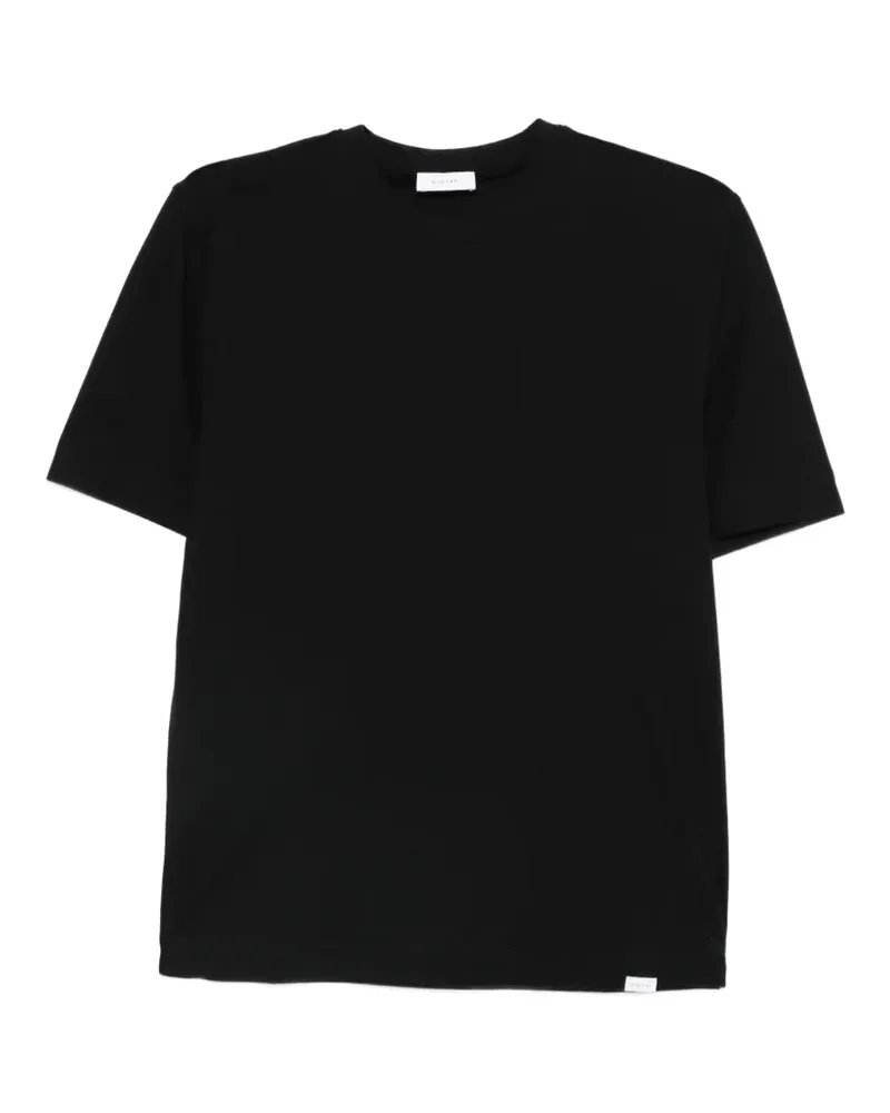 Diktat seam-detail T-shirt - Schwarz Schwarz