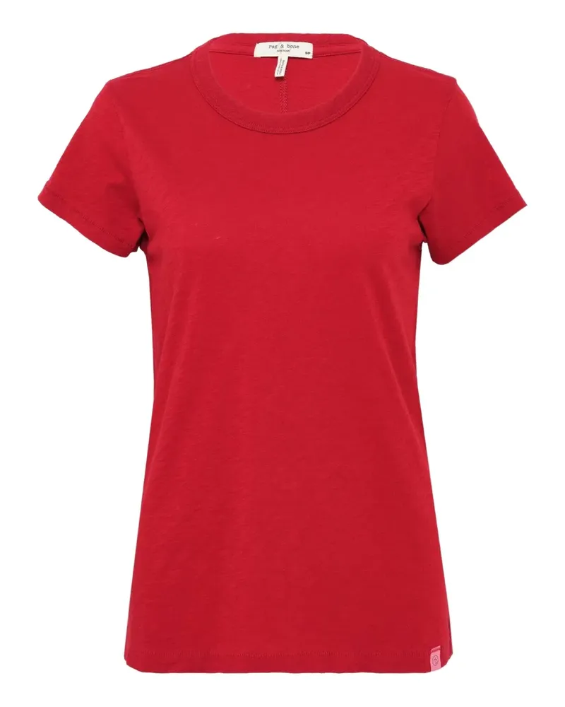 Rag & Bone T-Shirt mit rundem Ausschnitt - Rot Rot