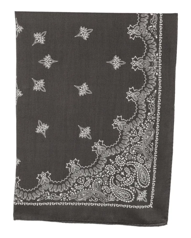 Destin Bandana mit Paisley-Print - Grau Grau